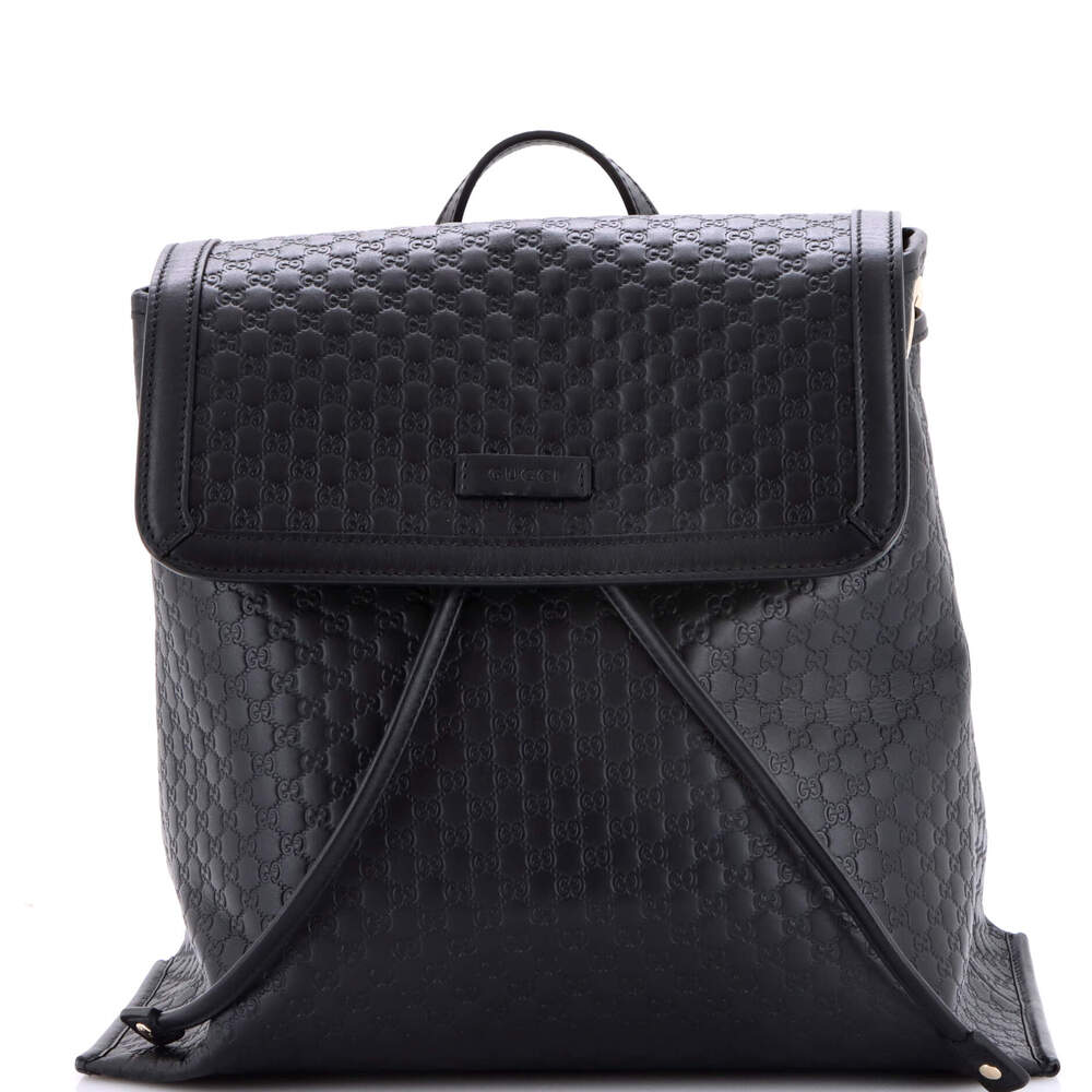Drawstring Flap Backpack #244860G15B - Picture 1 of 8